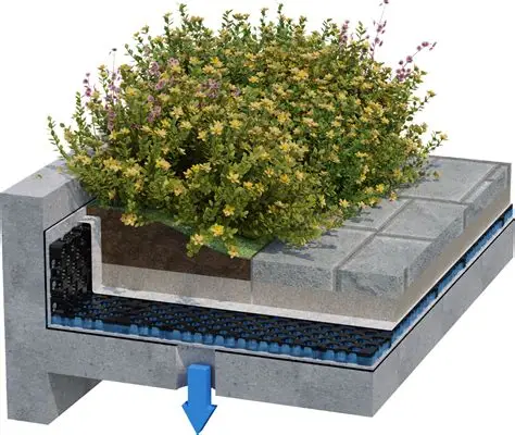 Bahan Drainage Cell pada Taman