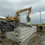 Bangunan Penahan Air Irigasi Sungai