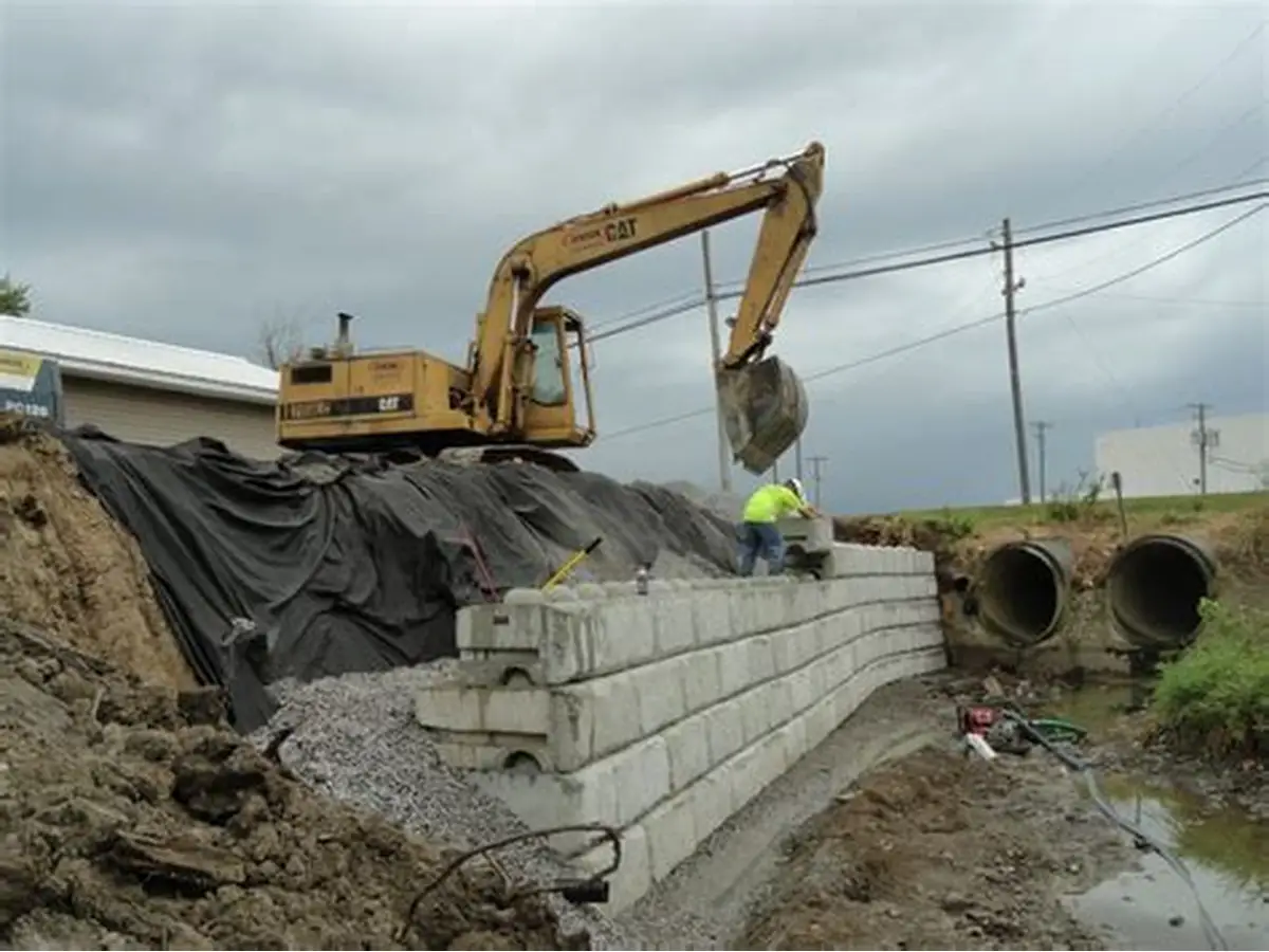 Bangunan Penahan Air Irigasi Sungai
