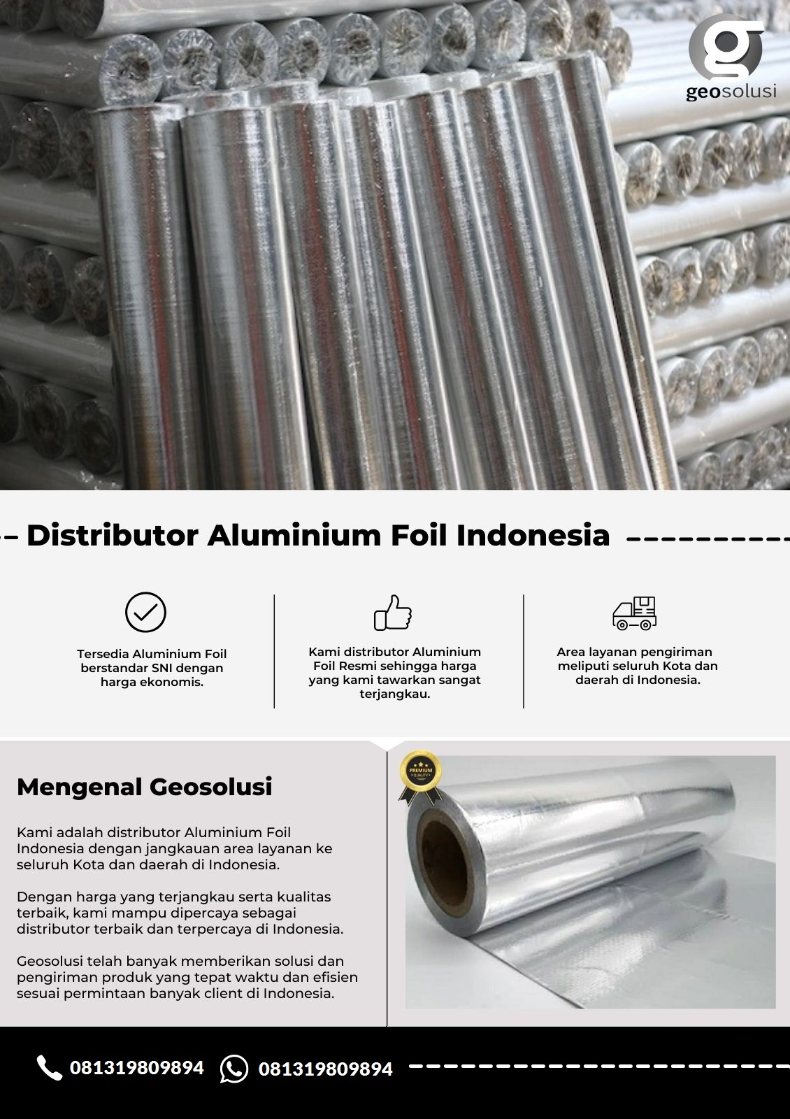 Distributor Aluminium Foil